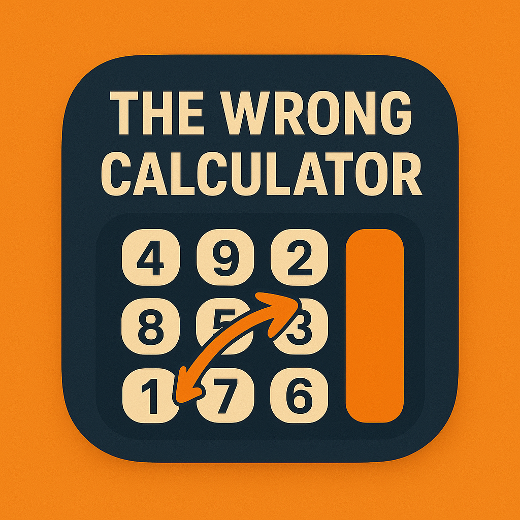 The Wrong Calculator App Icon